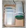 Image 1 : ANCHOR HOCKING STORAGE CANISTERS- 5 PIECES