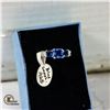 Image 1 : SAPPHIRE RING STAMPED .925 SIZE 8 1/2