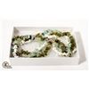 Image 1 : TRIPLE STRAND  HOWLITE, FLUORITE, LABRADORITE