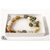 Image 1 : CRAZY LACE AGATE KNOTTED NECKLACE 18 1/2"