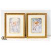 Image 1 : TWO VINTAGE FRAMED SANDRA KUCK ANGEL