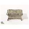 Image 1 : SILVER/PEWTER JEWELRY BOX