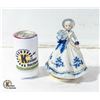 Image 1 : VINTAGE MUSIC PORCELAIN DOLL PLAYS