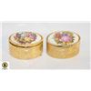 Image 1 : TWO VINTAGE FRAGONARD PILL/TRINKET BOXES
