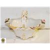 Image 1 : VTG. DRESDEN CERAMIC BASKET / CANDY DISH