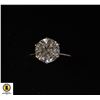 Image 1 : #128 3.0 CARAT VVS MOISSANITE SOLITAIRE SET IN RIN