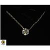 Image 1 : #133 1.0 CARAT VVS MOISSANITE SOLITAIRE PENDANT ON