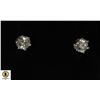 Image 1 : #132 0.25 CARAT VVS D MOISSANITE IN EACH EARRING G