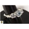 Image 1 : #96 3 CUBIC ZIRCONIA RING WITH A 2 CARAT IN CENTER