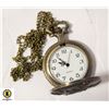 Image 2 : #135 BRAND NEW POCKET WATCH WITH EAGLE SCENE ON