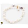 Image 1 : #300- NATURAL FRESH WATER PEARL & AMETHYST