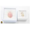 Image 1 : #247-CITRINE 2.25 CT & PINK OPAL 9.87 CT GEMSTONE