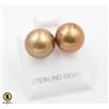 Image 1 : #01-NATURAL AKOYA PEARL EARRING