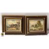 Image 1 : PAIR OF VINTAGE PICTURES IN FRAMES