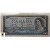 Image 1 : 1954 $5 CANADA DEVIL'S FACE BILL