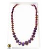 Image 1 : PURPLE CRYSTAL NECKLACE 20"