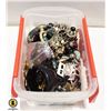 Image 1 : CONTAINER LOT OF ASSORTED COSTUME JEWELRY