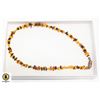 Image 1 : TEEN CHILD AMBER NECKLACE 13" MAGNETIC CLASP