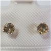 Image 1 : JP1005-251 SILVER CITRINE(0.5CT) EARRINGS