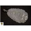 Image 1 : JP1005-289 SILVER JADEITE PENDANT