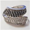 Image 1 : JP1005-256 SILVER CZ RING