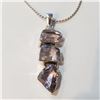 Image 1 : JP1005-272 SILVER AMETHYST NECKLACE