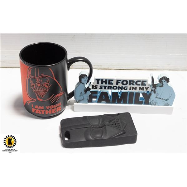 STAR WARS COFFEE MUG / PHONE CASE & PLAQUE