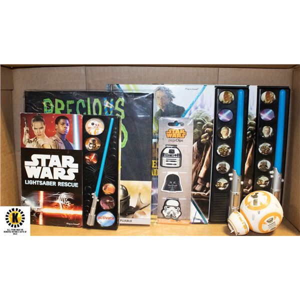 STAR WARS SOUND BOOKS & STORAGE BIN