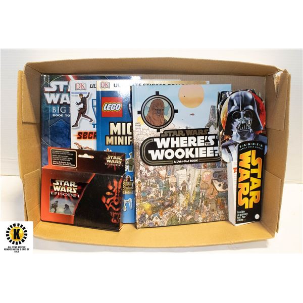 STAR WARS STICKER BOOKS/SEEK & FIND/FIELD GUIDE