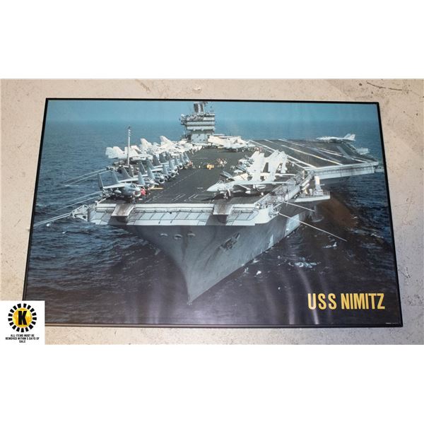 USS NIMITZ PICTURE 24'X36"