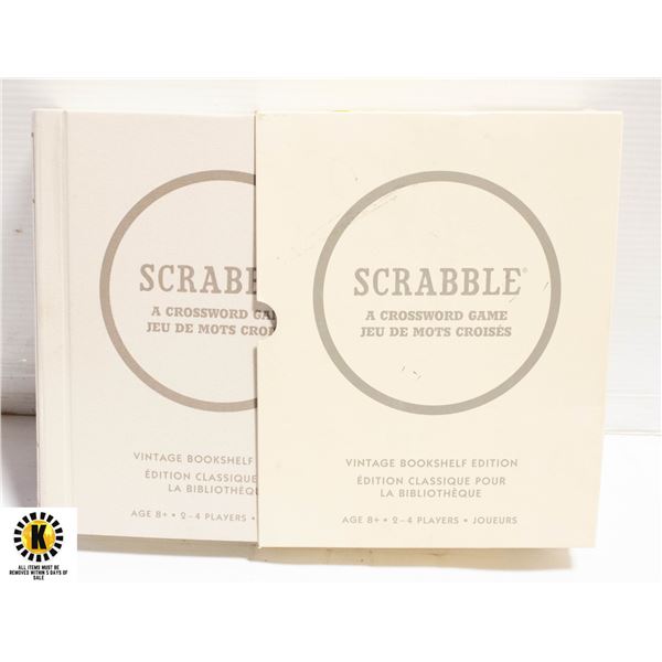 SCRABBLE VINTAGE BOOKSHELF EDITION