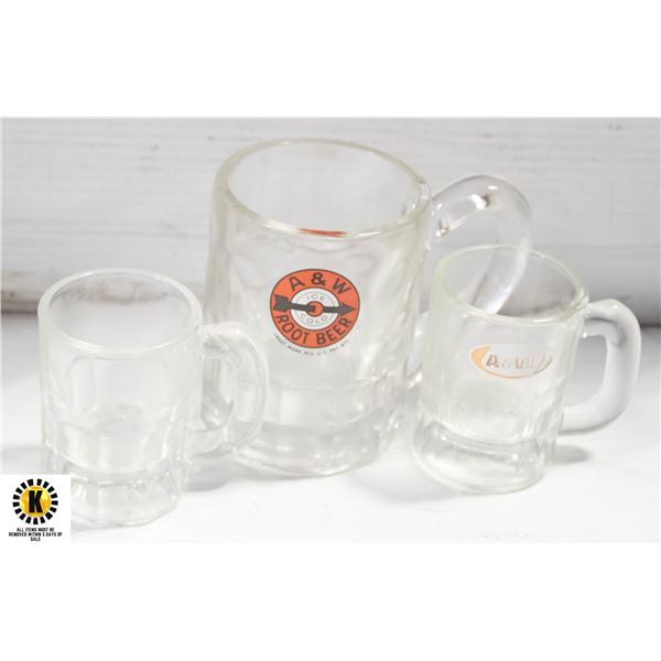 VINTAGE A&W MUGS