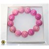 Image 1 : PINK KUNZITE BRACELET 8" STRETCHES