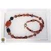 Image 1 : RED JASPER NECKLACE 17"