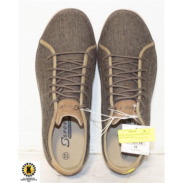 PAIR OF NEW MENS SPORT MEMORY FOAM SHOES SIZE 12