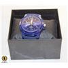 Image 1 : NEW GENIUS ARMY WATCH BLUE ON BLACK