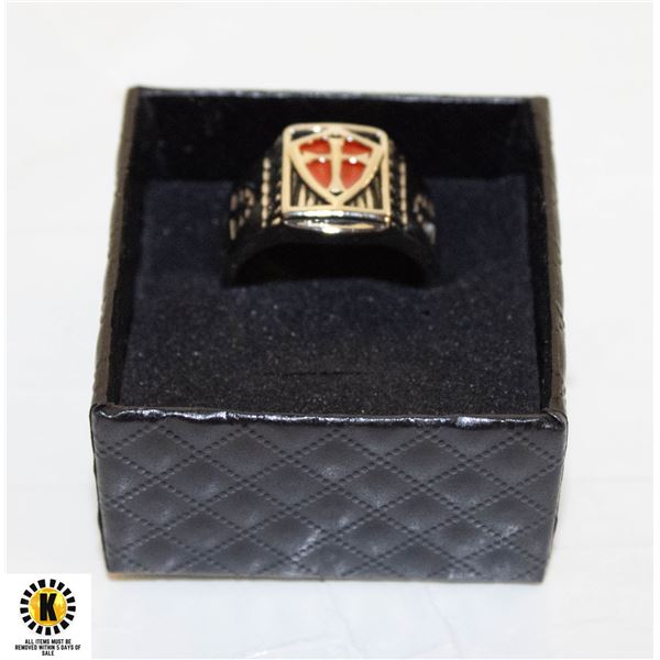 NEW KNIGHTS TEMPLAR MENS RING SIZE 11