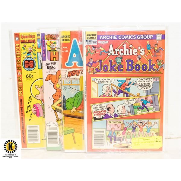 LOT OF 4 ARCHIE AND HARVEY COMICS