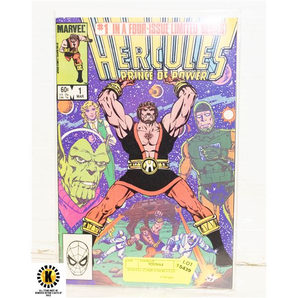MARVEL COMICS HERCULES #1