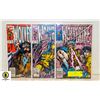 Image 1 : MARVEL COMICS WOLVERINE #61, 63, 66 HIGH GRADE