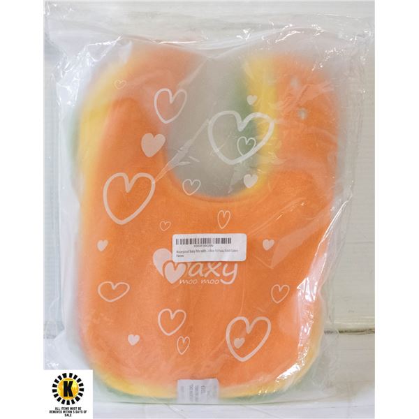 MAXY MOO MOO WATERPROOF BABY BIBS WITH SNAPS 10PKS