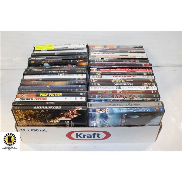 40 PCS DVD ASSORTED COLLECTION TITLES MOVIES