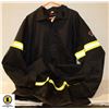 Image 1 : FIRE RETARDANT BLACK COVER-ALLS,XL TALL