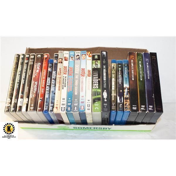 23 SEASON SERIES OF DEXTER, THE WALKING DEAD, OZ,
