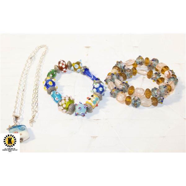ESTATE ITALY MURANO JEWELRY ALL TOGETHER-ESTATE