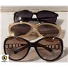Image 1 : 3 PAIRS OF LADIES ESTATE SUNGLASSES INCLUDING