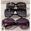 Image 1 : 3 PAIRS OF LADIES ESTATE SUNGLASSES INCLUDING