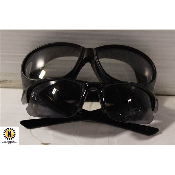 ESTATE MOTORCYCLE GLASSES & SUNGLASSES TOGETHER