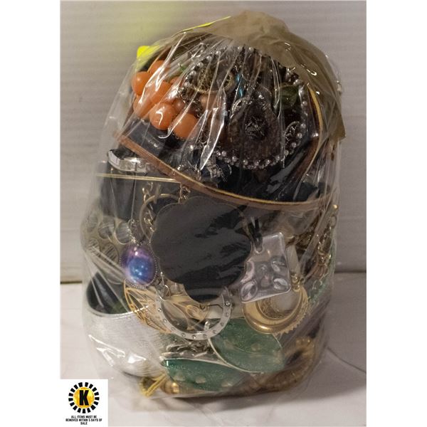 LARGE BAG FULL OF ESTATE JEWELRY-ESTATE