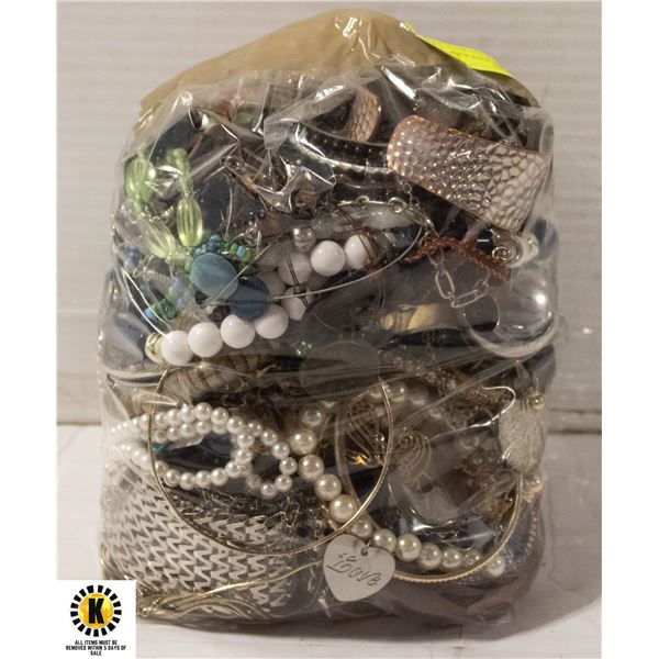 LARGE BAG FULL OF ESTATE JEWELRY-ESTATE